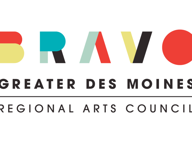 bravo greater des moines regional arts council logo